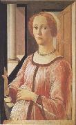 Sandro Botticelli Portrait of Smeralda Brandini painting